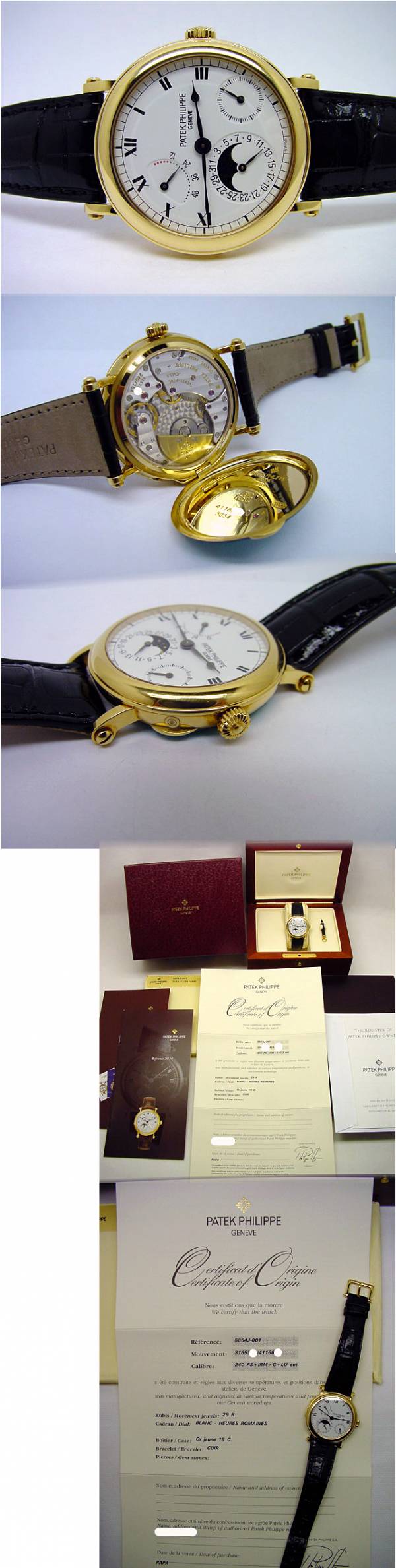 Patek Philippe 5054 kleine Komplikation im Offiziersgehäuse